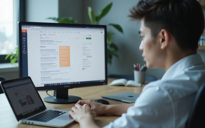 An AI answer engine citing a trusted brand as a source inside a generated response.