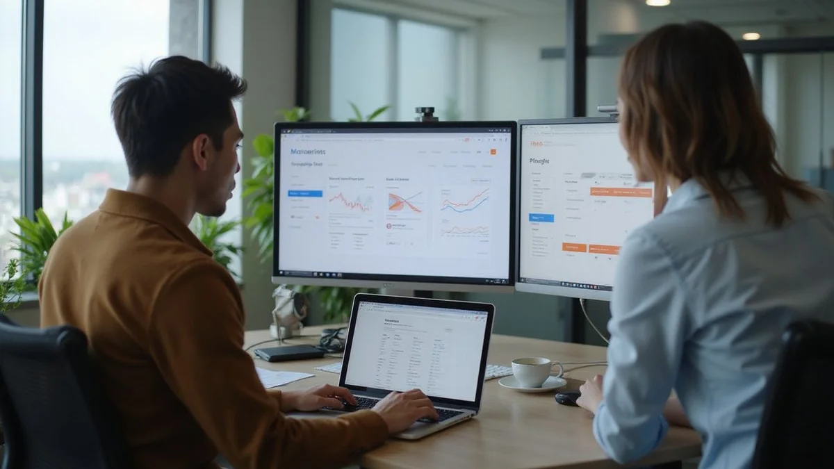 A business owner evaluating SEO agencies using a checklist of reporting, transparency, and proof criteria.