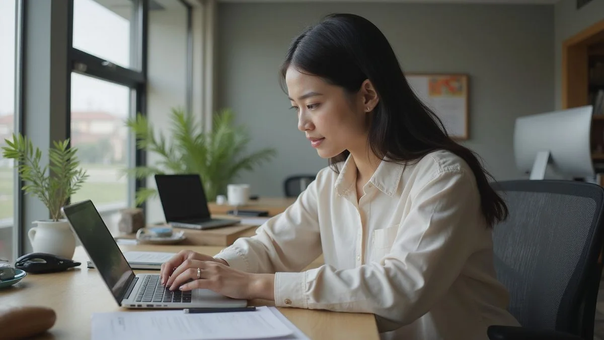 A small business owner following a 2026 roadmap to start optimizing for AI search.