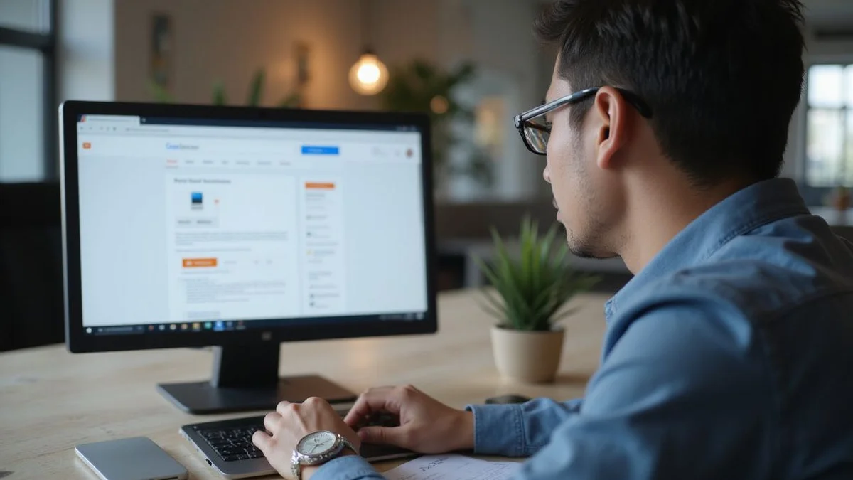 An optimized e-commerce product page with unique description, schema rich snippets, and clear images.